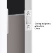 Invisible Magnetic Door Suction - Punch-Free, Double Magnet (Yellow Bronze) - 5