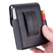 Cigarette Box Style Business Card Holder - Crazy Horse Apricot - 5