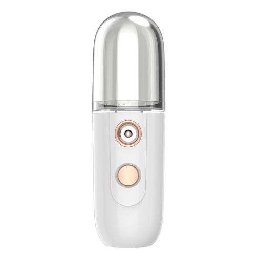 Rechargeable Beauty Sprayer: Portable Water Replenishing Device White - 1