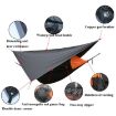 Army Green Mosquito Net Hammock with Sunshade for Camping - 3