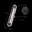 Bicycle LED USB Tail Light 7505C: Red White Blue Night Riding Lamp - 3