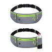 Outdoor Sports Waist Bag with Phone Pocket & Water Bottle, Gray - 2