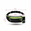 Outdoor Sports Waist Bag with Phone Pocket & Water Bottle, Gray - 3