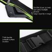 Waterproof Waist Bag with Phone Pocket & Bottle Holder - Black Green - 4