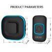 CACAZI V028F Wireless UK Plug Doorbell 1 for 3 (Black) - 3
