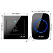 CACAZI H10 Wireless Smart Doorbell, UK Plug (White, Battery-Free) - 3