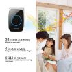 CACAZI H10 Wireless Smart Doorbell, UK Plug (White, Battery-Free) - 4