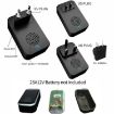 CACAZI Wireless Doorbell & Elderly Pager, UK Plug (Black) - 5
