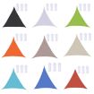 Royal Blue Triangle Sunshade Sail, Waterproof, Anti-UV, 3m x 3m x 3m - 2