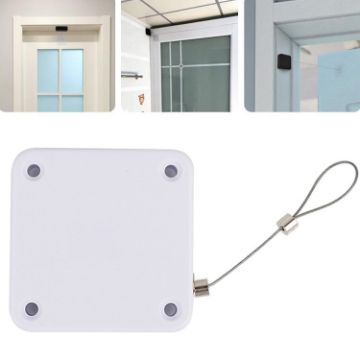 P093 Automatic Telescher Door Closer, 3rd Gen, White 1.2m 500g - 1