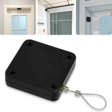 P093 Automatic Telescher Door Closer, 3rd Gen, Black, 1.2m, 1200g - 1