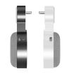 Google Nest Mini Wall-Mount Power Cable Storage Bracket (White) - 3