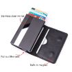 RFID Credit Card Holder Crocodile Grain Black Stainless Steel Box - 6