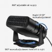 24V Car Heater Black Cold/Warm Wind Defrost & Snow Demister - 5