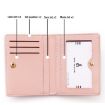 BATSIOE Gray Small Two-Fold Wallet for Ladies with Multi-Card Slots - 4