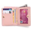 BATSIOE Gray Small Two-Fold Wallet for Ladies with Multi-Card Slots - 6