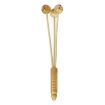 Smiling Face Wooden Massage Hammer - Multifunctional Health Tool - 2