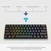 LEAVEN K28 61 Keys RGB Wireless/Wired Mechanical Keyboard White - 4