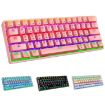 LEAVEN K28 61-Keys RGB Wireless+Wired Mechanical Keyboard Green Axis - 2