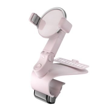 ZJ088 Pink Car Phone Bracket for Dash & Mirror with AR Navigation - 1