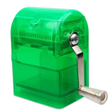 Green MYQ-053 Hand-cranked Cigarette Grinder with Drawer - 1