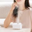 Mini Snow House USB Air Humidifier for Bedroom - Green - 5
