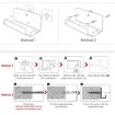 Nintendo Switch Console Wall Bracket & Accessories Rack (Clear) - 5