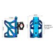 SMCP5456 Motorcycle Drink Holder, Kettle Frame, Black Clamp - 3