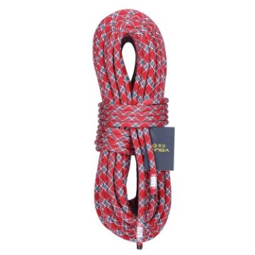 XINDA XD-S9801 High-Altitude 2m Static Climbing Rope, 9mm Red Gray - 1