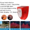 N911M Solar Animal Repeller Outdoor Alarm with Induction - 4