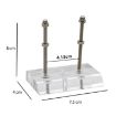 Transparent Wall Mount Bracket for Four-Wheel Skateboard - 3