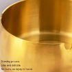 Blue Small Windproof Drop-Proof Thickened Stainless Steel Ashtray - 4