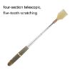 Retractable Blue Magnetic Tickling Back Scratcher - 3