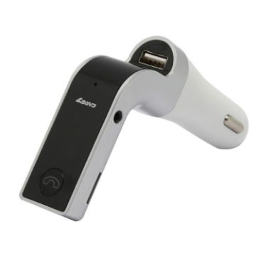 Silver G7 Bluetooth FM Player Car Hands-Free MP3 - 1