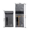 FIREDOG CL-104 Mini Zipper Smoke Anti-Clad Tobacco Bag (Black) - 3