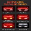 WEST BIKING Bicycle Tail Light & Horn Remote Control (Black) - 6