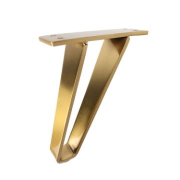 LH-GB0001 18cm Brushed Copper Sofa TV Cabinet Support Legs - 1