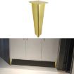 Gold Adjustable Aluminium Furniture Stand Legs, 10cm Height - 1