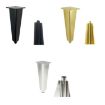 Gold Adjustable Aluminium Furniture Stand Legs, 10cm Height - 2