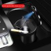 Gray Car Ashtray with LED Light - 6