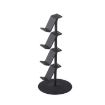 4-Floor Black Gamepad and Headphone Desktop Storage Rack - 1