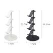 4-Floor Black Gamepad and Headphone Desktop Storage Rack - 2
