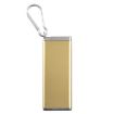 Gold Portable Cigarette Case with Sealed Lid Ashtray - 1