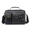 WEIXIER D235 Mens Black PU Leather Shoulder Handbag - 1