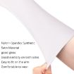 Vintage Satin Wedding Gloves, Long Champagne Sunscreen Bride Gloves - 5