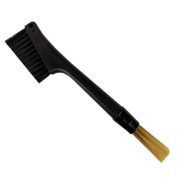 KFS-04 Black Double-ended Soft Coffee Machine Cleaning Brush - 1