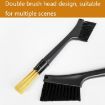 KFS-04 Black Double-ended Soft Coffee Machine Cleaning Brush - 3