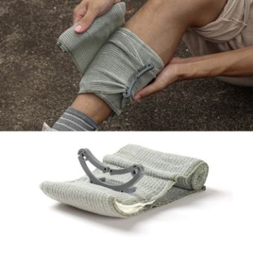 Elastic Tourniquet Camping First Aid Compression Bandage (Small) - 1