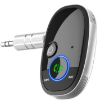 Wireless Black Car Bluetooth Receiver Audio Converter Player - 1