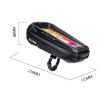 WILD MAN MS33 Bike Handlebar Bag with Touch Screen (Black) - 3